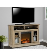 Electric Fireplace TV Console Media Entertainment Center Stand 50&quot; Weath... - £310.72 GBP