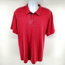 Flag And Anthem Men&#39;s Polo Shirt Size XXL Red - $27.67