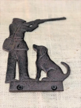 Weathervane Top Hunter Dog Hunting Fence Decor Mountable Dad Hunter Porc... - £15.97 GBP