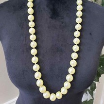 Womens Fashion Yellow Aventurine Round Glass Beaded Teardrop Necklace Jewelery - £21.58 GBP