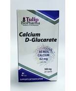 Calcium D-Glucarate 500 mg 90 Caps Cholesterol Level Detoxification Process - $19.99