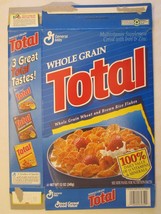 Empty GENERAL MILLS Cereal Box 1996 TOTAL 12 oz Ser 48 - £5.09 GBP