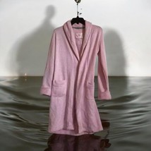 Victoria’s Secret light pink knit fleece robe Women’s Size S Small - $561.02 MXN