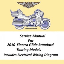 2010 Harley Davidson Electra Glide Standard Touring Models Service Manual - £20.50 GBP