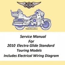 2010 Harley Davidson Electra Glide Standard Touring Models Service Manual - £20.38 GBP