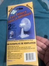 1 Pack Round Fan Filter Shroud For 12-16in Table Top Fans Removes Dust A... - $12.86