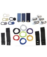 Post-Surgery Comfort Kit - 24-Pack Elastic Waist Extenders &amp; Shoelaces - £18.87 GBP