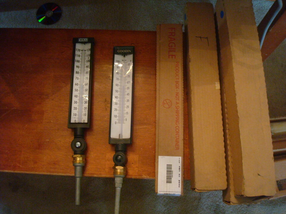 NEW Goodin WIKA Trerice Industrial Thermometer LOT 6 # 9010300204WI BX91... - $151.99