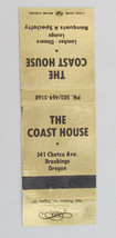 The Coast House - Brookings, Oregon Restaurant 20 Strike Matchbook Cover OR - £1.37 GBP