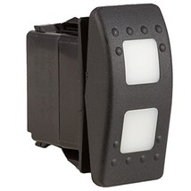 K4 ON-OFF-ON Contura II Sealed Switch W/Hard Touch Actuator 2 White Lenses - $14.95