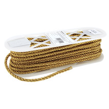 Simplicity Large Metallic Twisted Cord 1/4&quot;X18yd-Gold - £23.26 GBP