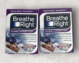 2 x Breathe Right CALMING LAVENDER Scented Strips, 10ct Ea 2024 - $22.76