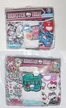 Monster High  Girls 3 Pk Panties Underwear 2 To Pick From Sizes  6 and 8... - $8.79