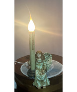 VTG Angel Shelf Sitter Mantle Light Electric Candle Christmas Holiday Decor - $19.20 CAD