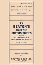 16 Beaton&#39;s Hygenic Suppositories - Art Print - $21.99+