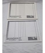 (2) 1994 Games Workshop Blood Bowl Team Rooster Pads - $24.74