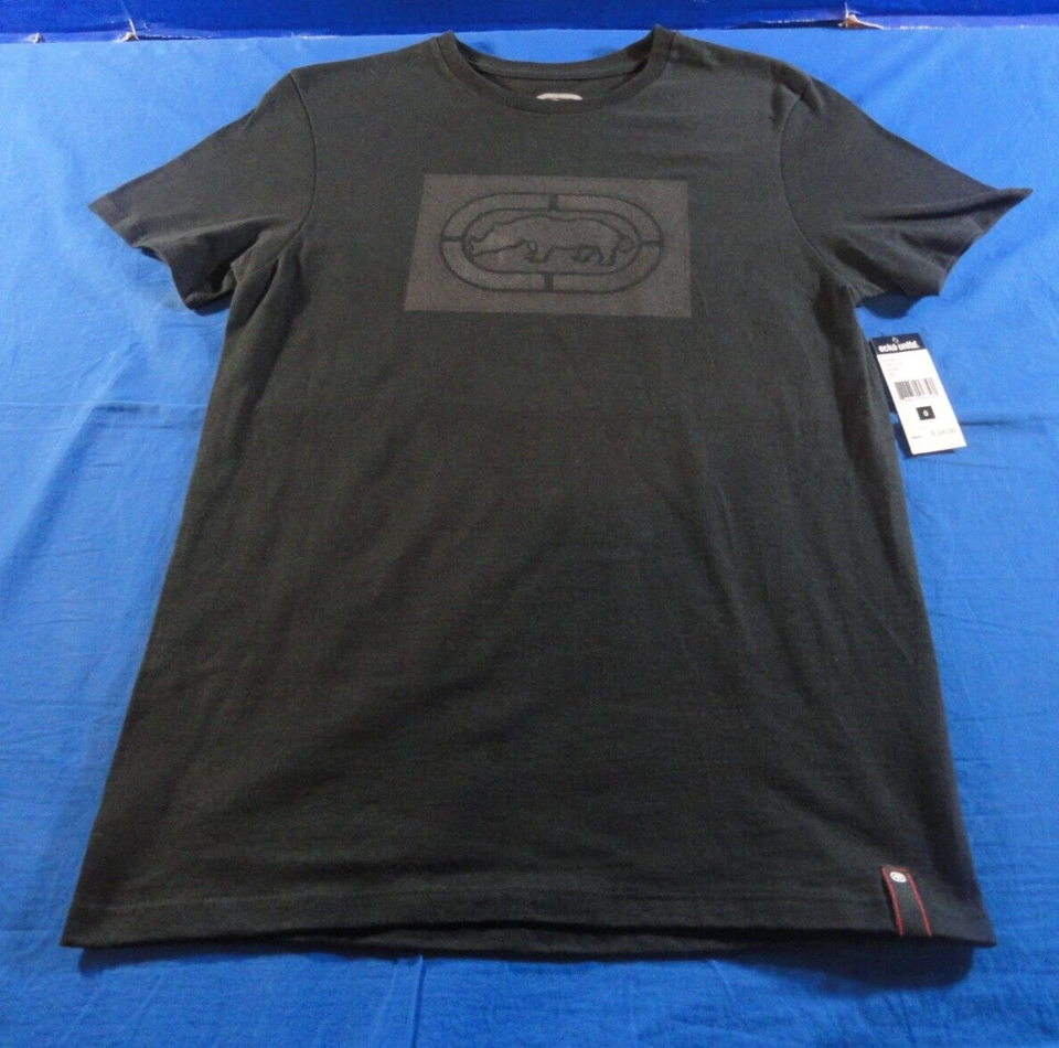 NEW ECKO UNLTD BLACK STYLE EU215-T23 RHINO BRAND CREWNECK SHORT SLEEVE T... - $19.12