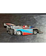 Silver and blue and red #25 Racecar with Driver AA19-1508 Vintage - £15.65 GBP