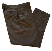 Kirkland Signature Brown Non Iron Comfort Pant Mens size 38x34 - £9.39 GBP