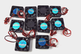 x10 12V Dc Box Cooling Fan 40X40X1OMM Brushless Jst 2 Pin 2.54 Connector 3D Usa - £10.16 GBP