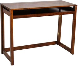 Casual Home Folding Desk With Pull-Out &amp; Usb Ports - £152.88 GBP