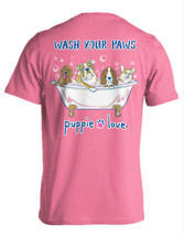 New Puppie Love Wash Your Paws Pup T Shirt - £16.02 GBP