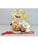 Decorative Vintage Estate Chinese Porcelain Foo Dog E470 - $4,676.79 MXN