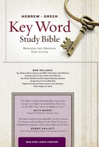 The Hebrew-Greek Key Word Study Bible: NKJV Genuine Leather Burgundy Ind... - $88.06