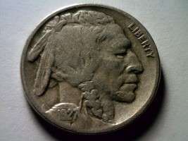 1927 BUFFALO NICKEL FINE F NICE ORIGINAL COIN FROM BOBS COINS FAST 99c S... - $3.95