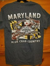 New Maryland Flag Blue Crab Country T Shirt - £17.52 GBP+