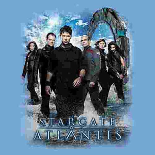 Primary image for Stargate Atlantis TV Series 5th Season Cast T-Shirt NEW UNWORN