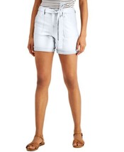 Style &amp; Co Womens Petite Utility Shorts Size 8 P Color Bright White - £26.48 GBP