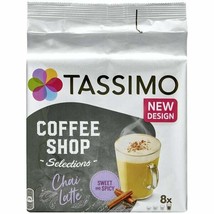 TASSIMO: Chai Latte Pods for a Tassimo machine -8 pods -FREE SHIPPING - £13.93 GBP