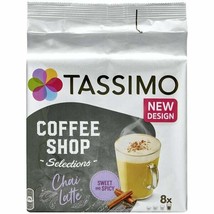 TASSIMO: Chai Latte Pods for a Tassimo machine -8 pods -FREE SHIPPING - £13.91 GBP