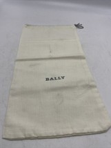 BALLY Switzerland Dust Bag Ivory Purse Shoes Boots Loafers Storage 14x7&quot; - $7.54