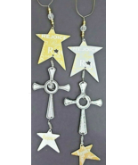 Christmas Ornaments Rejoice Cross and Rejoice Star 8 1/2&quot; Long Set of 2 ... - €11,93 EUR