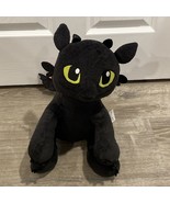 Build a Bear Toothless How to Train Your Dragon Plush Black Wings Red Ta... - £17.12 GBP