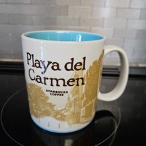 Starbucks 2016 Playa del Carmen 16 oz. Coffee Tea Mug Cup Palm Trees - EUC - $17.71