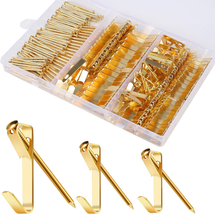 184 Pieces Picture Hanging Kit, 20Lb, 30Lb, and 50Lb Picture Hangers - $10.43