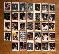 1991-92 NBA Hoops Team Card Lot (34) 1991 Michael Jordan Pippen team usa malone - £11.87 GBP