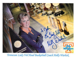 Holly Warlick signed Tennessee Lady Volunteers Basketball 8x10 Photo To John- Go - £12.53 GBP