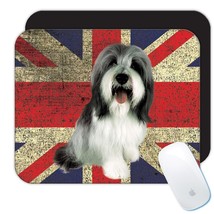 Old English Sheepdog UK Flag : Gift Mousepad Dog British United Kingdom England - £10.38 GBP