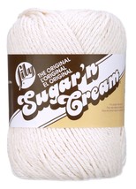 Lily Sugar&#39;n Cream Yarn  Solids Ecru - £12.15 GBP