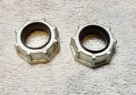 1/2” Metallic Bushing Conduit Locknut Insulated Standard NOS USA 254V - $2.49