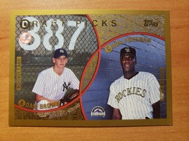 1999 Topps #219 Adam Brown &amp; Choo Freeman - Rookie - Yankees Rockies - MLB - £1.40 GBP