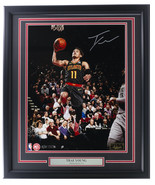 Trae Young Signed Framed Atlanta Hawks 16x20 Basketball Clean Look Photo... - £255.11 GBP