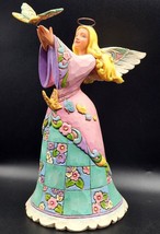 Let Love Take Flight Butterfly Angel Figurine Jim Shore Heartwood Creek 4037654 - £47.93 GBP