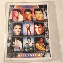 Elvis Presley Collectible Stamps Millennium Tchad - $6.92