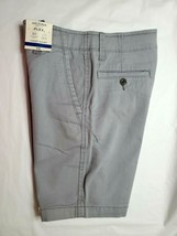 Arizona Jean Co. Flex Boys Size 12Reg Chino Shorts Nickel Gray Adj Waist Stretch - £19.63 GBP