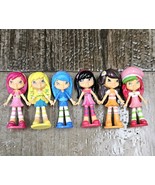 Set Of 6 Strawberry Shortcake 2&quot; mini Figurines lot Cake Topper-MISSING ... - $32.62